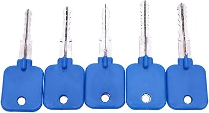 Lot de 5 outils de crochetage de serrure, clé de verrouillage en croix.